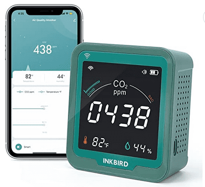 Inkbird wifi indoor air quality monitor