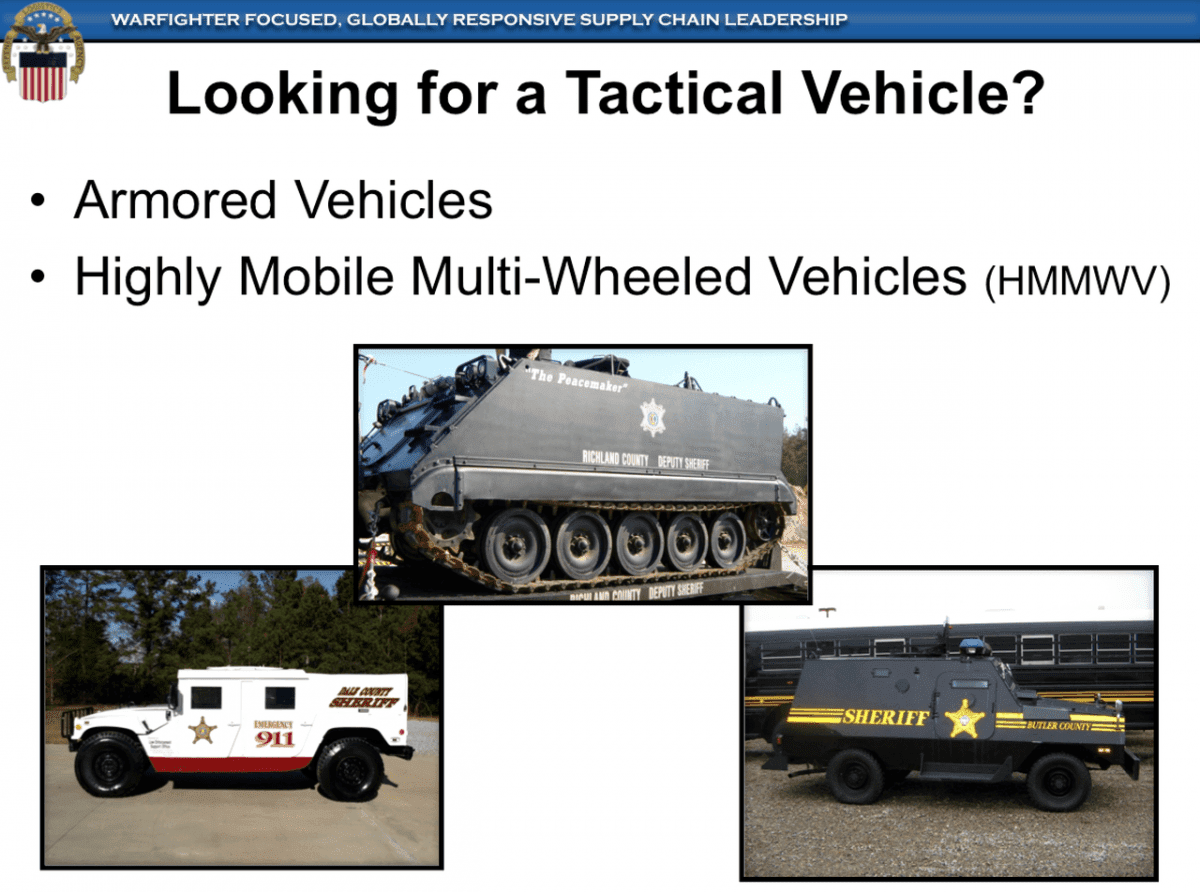 Looking for a tactical vehicle 1033