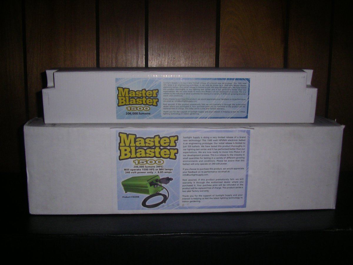 Master Blaster 1500w Light and Bailset
