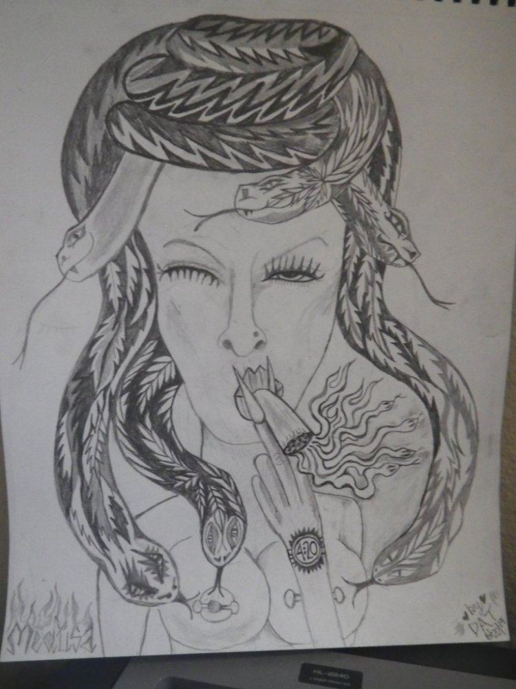 Medusa Drawing 002