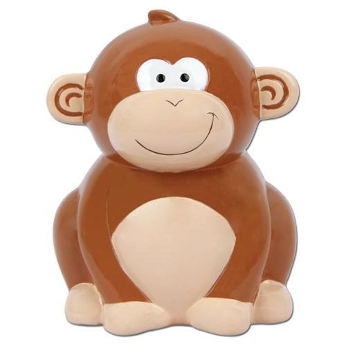 Monkey piggy bank for children