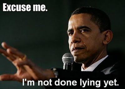 Obama lying