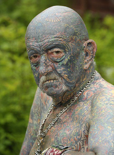 Old man tattoo 05