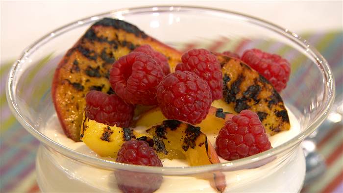 Peach melba
