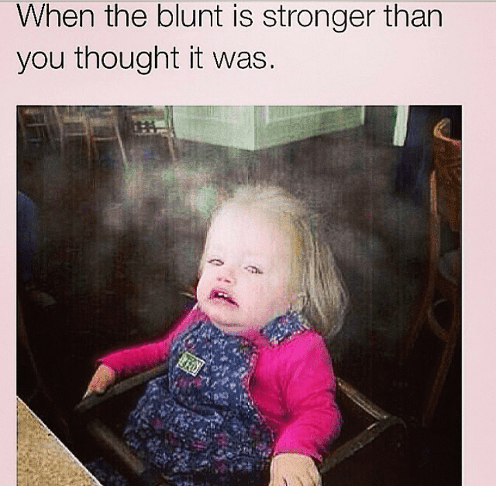Person blunt is stronger than thought