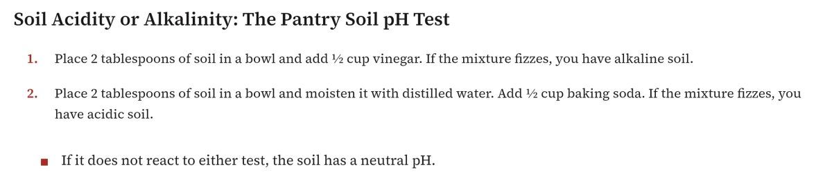 Ph test
