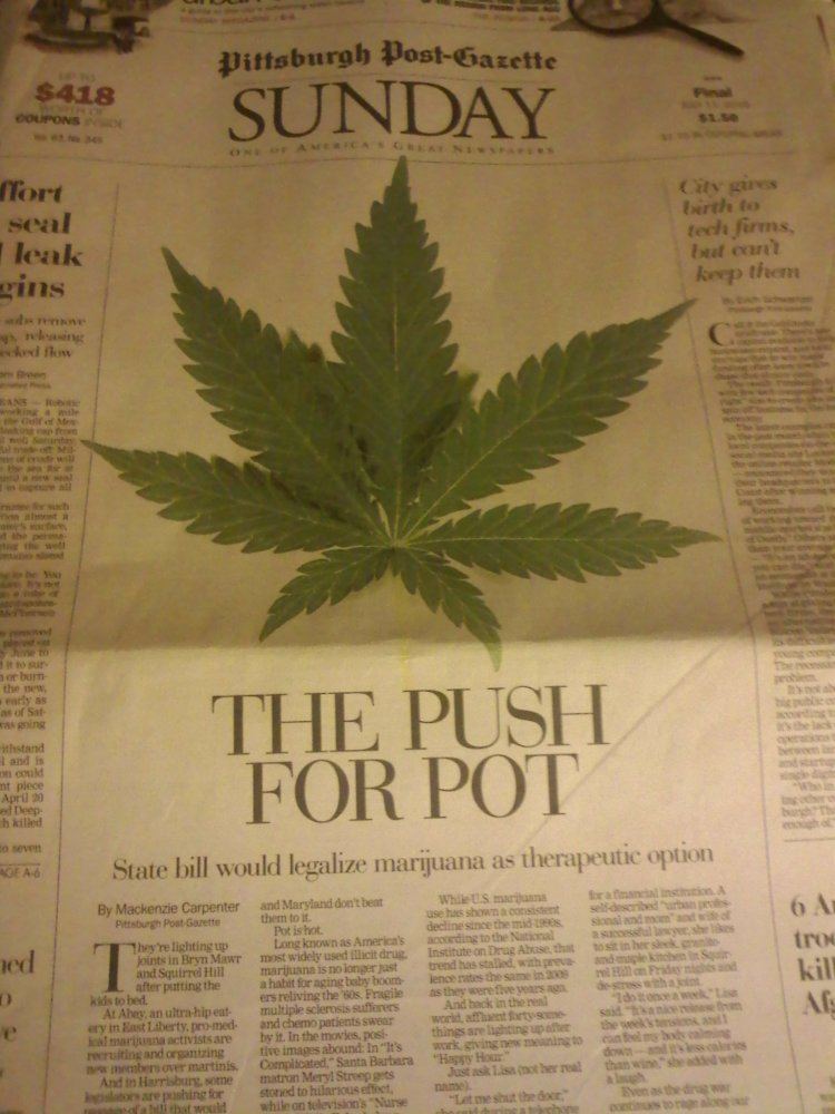 Pittsburgh   the push for pot