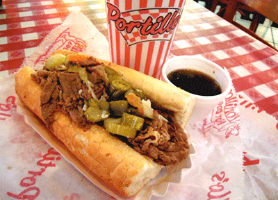 Portillos chicago beef