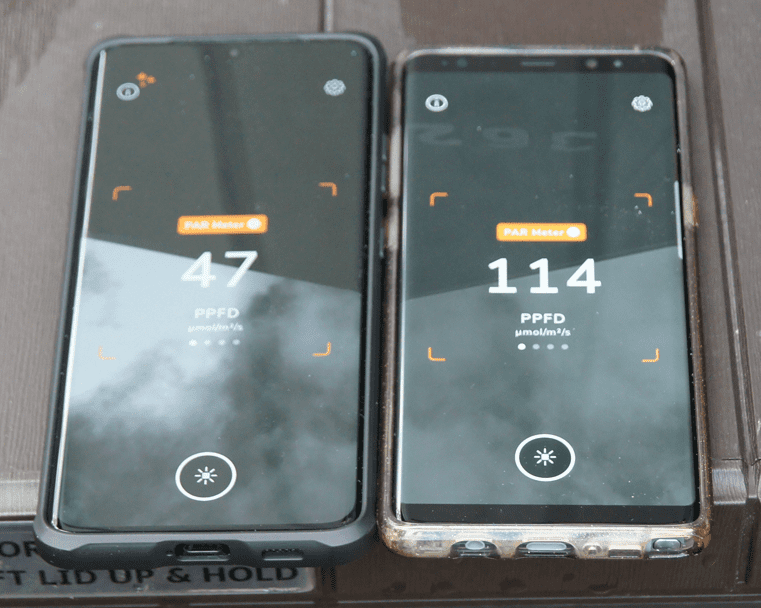 Problem metering and setting the light level 4