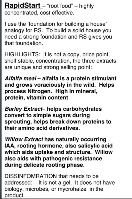 Rapid start info