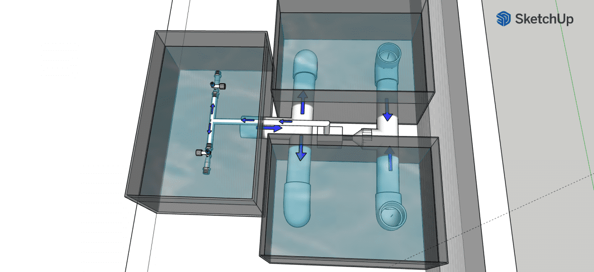 RDWC   2 Plant Fallponic 1