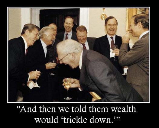 Reagan wealth trickle down