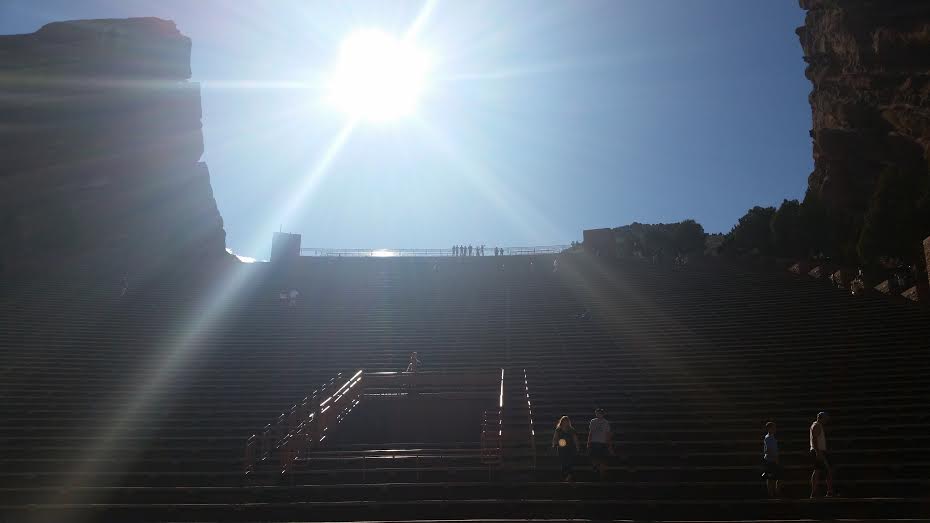 Red Rocks 3 27 2015 drummer perepsctive