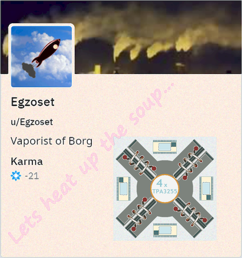 Reddit Credentials for Egzoset u Egzoset on October 12 2020   Lets heat up the soup 2020 