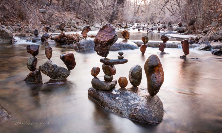 Rocks in river 