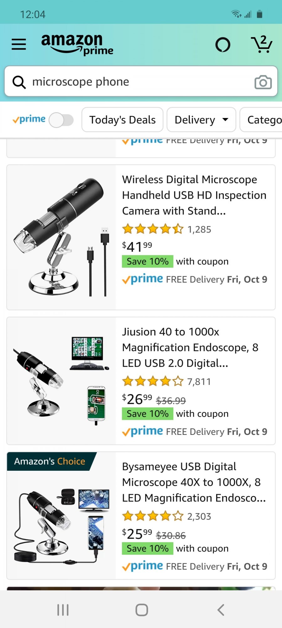 Screenshot 20201007 120417 Amazon Shopping