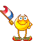 Shoes flag
