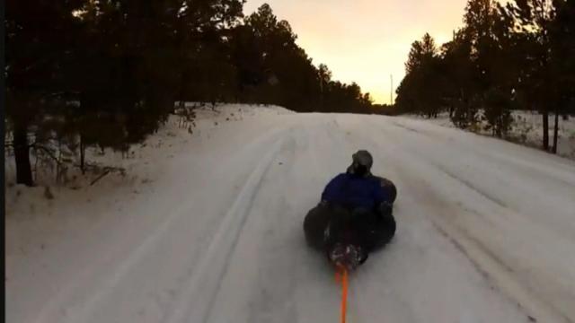 Sledding youtube
