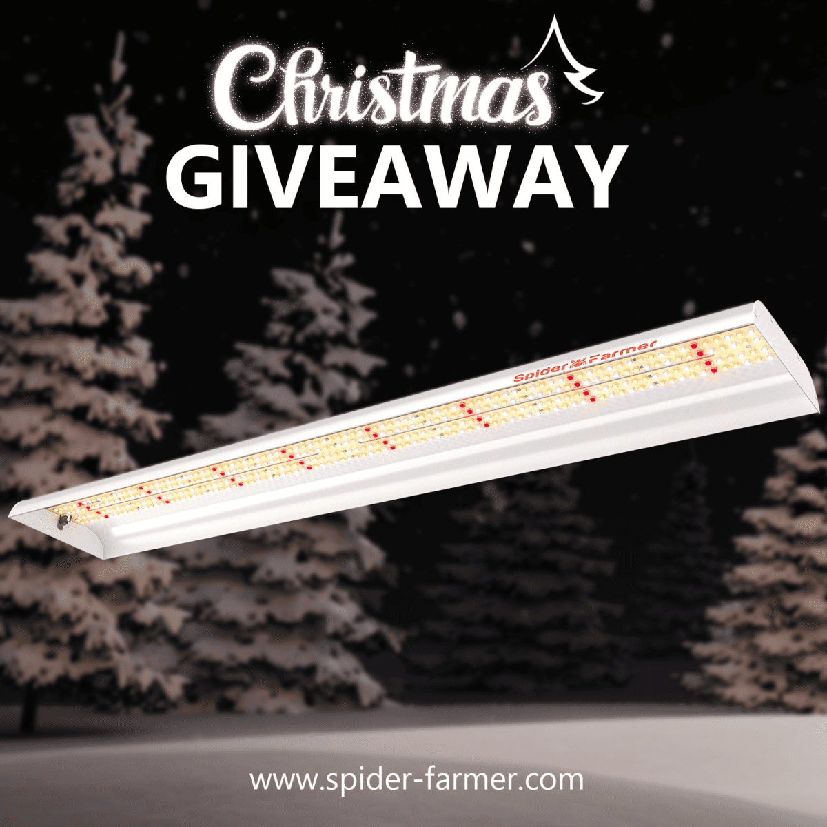 Spider farmer led christmas giveaway