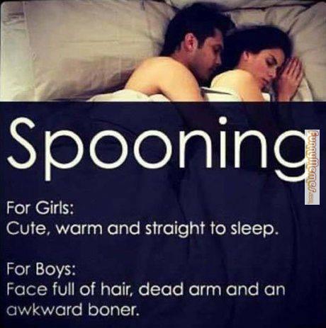 Spooning for girls