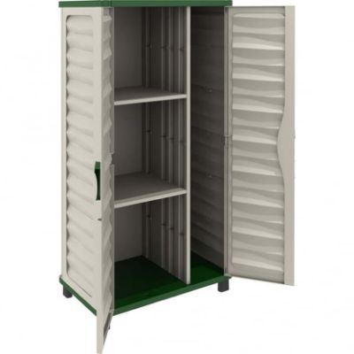 Starplast utility cabinet with vertical partition and 2 shelves p115 457 medium