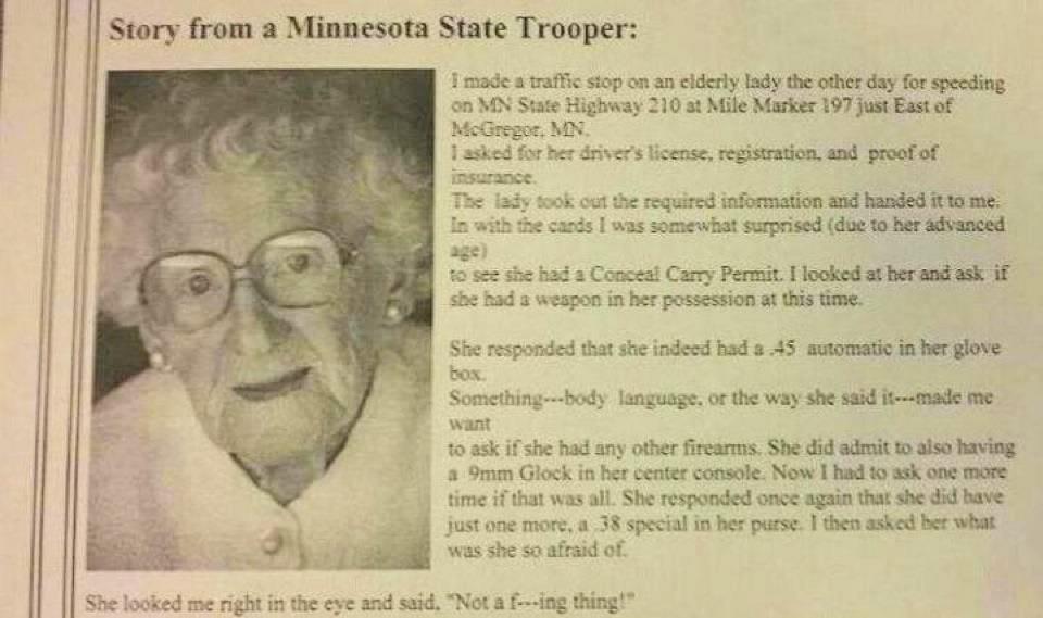 Story from a minnesota state trooper
