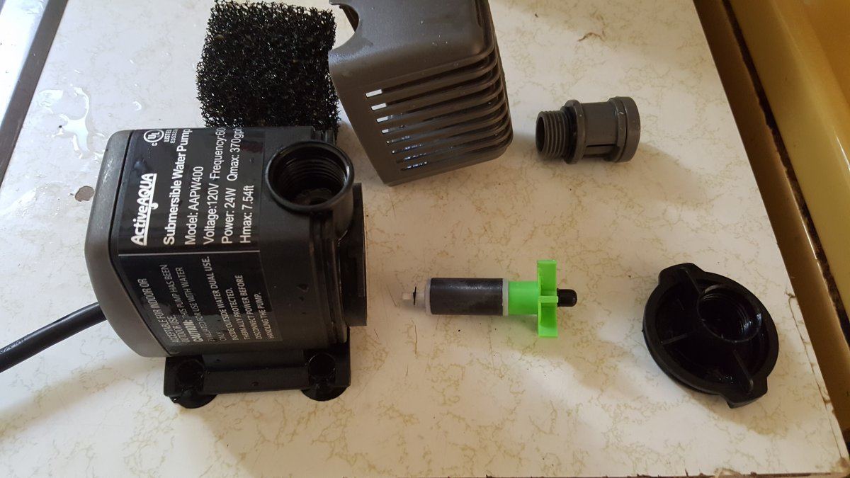 Submersible pump disassembly 5