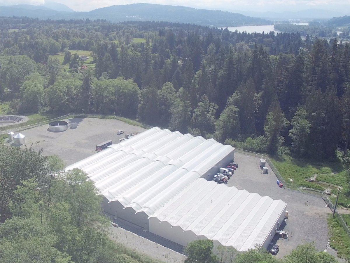 Tantalus Labs BC overview greenhouse 120ksqft