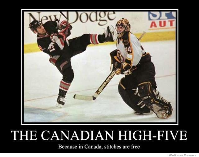 The canadian high five