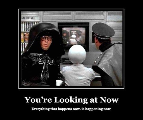The present is strange