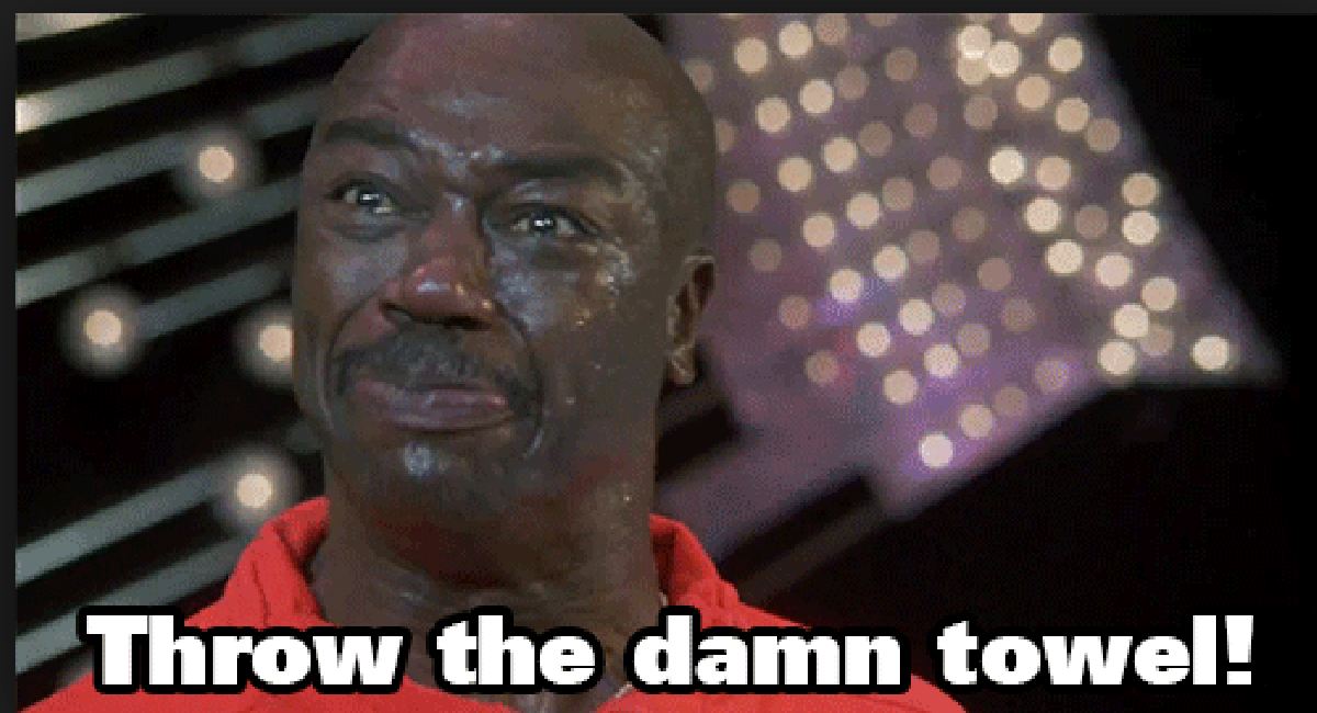 Throw in the towel
