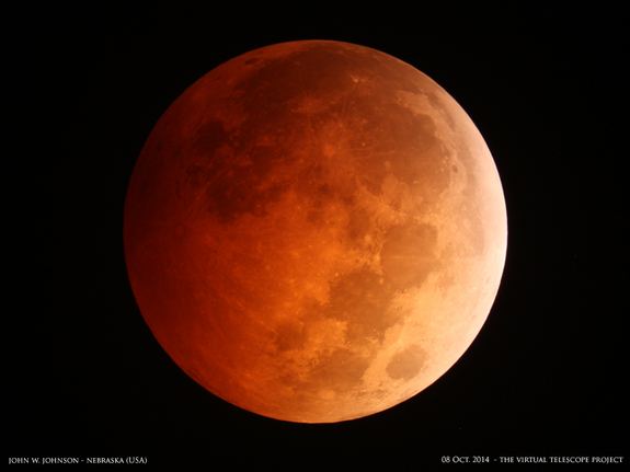 Total lunar eclipse oct8 2014 john johnson blood moon