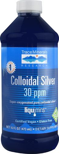 Trace Minerals Research Colloidal Silver 30 ppm 878941003189