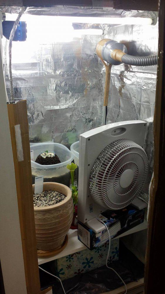 Updated Grow Box with new 40w Fan and 105mh Vent Fan 3