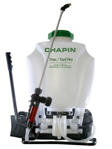 Use a backpack sprayer for watering