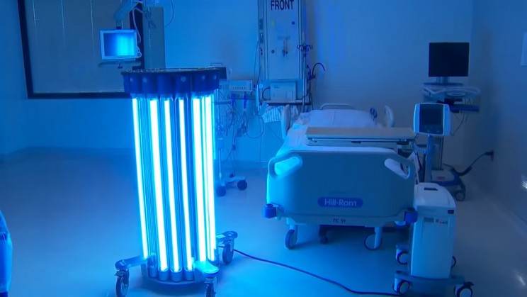 UV Bacteria Killing Robot disinfection resize md