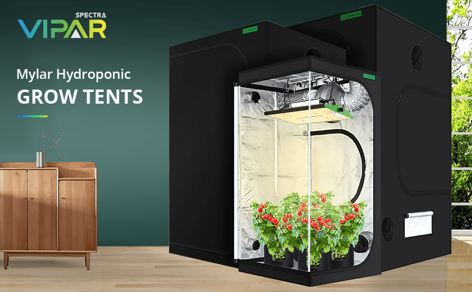 Viparspectra provide multiple tent sizes for indoor plants