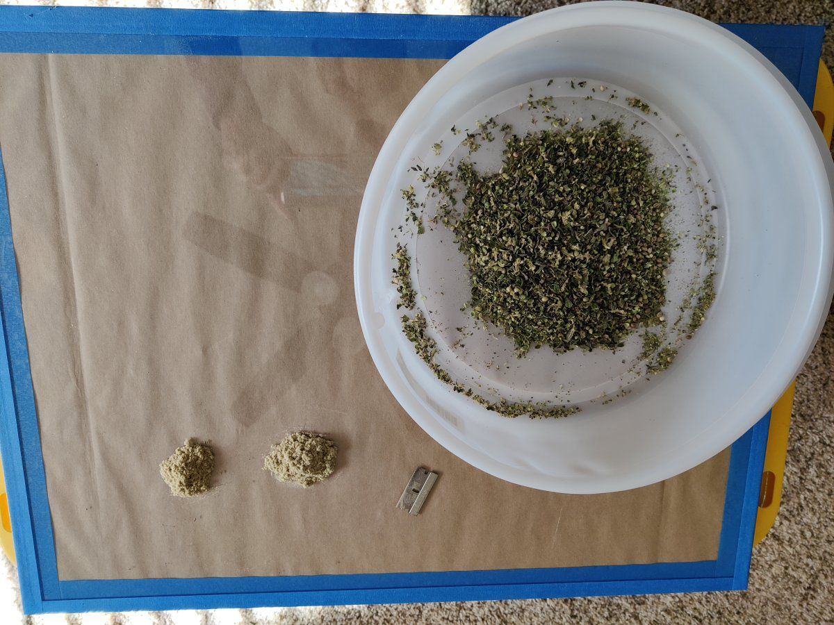 Wanna try sieving your trichomes? dry sift screens from wallymart