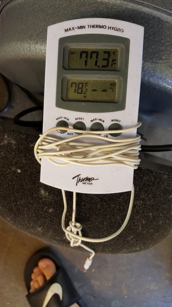 Where am i supposed to be measuring grow tent temps 5