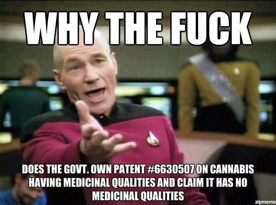 Why the fuck cannabis patent