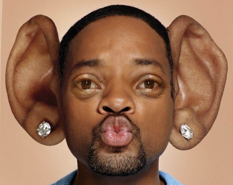 Will Smith With Big Ears Funny Picture