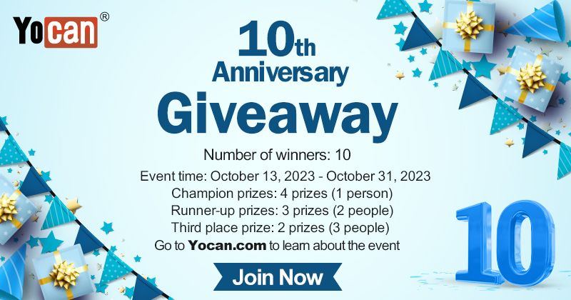 Yocan 10th anniversary vaporizer giveaway