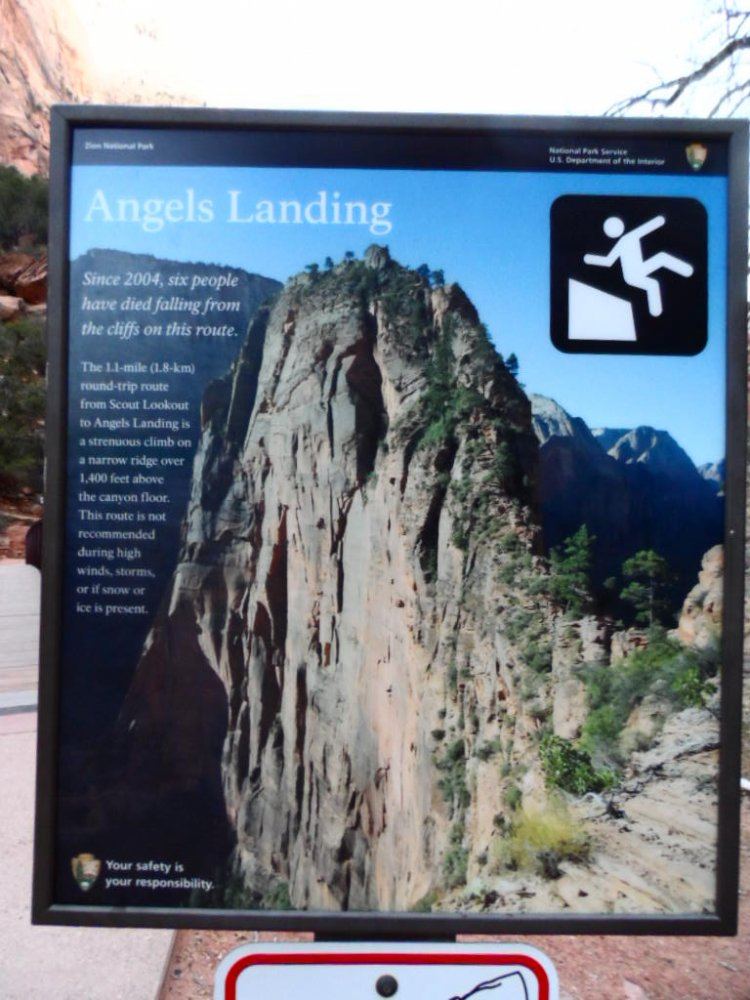 Zion Angles Landing Observation Peak 030