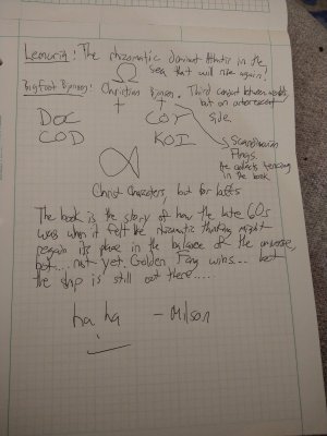 Captain's Log: Dispatches from Planet Milson