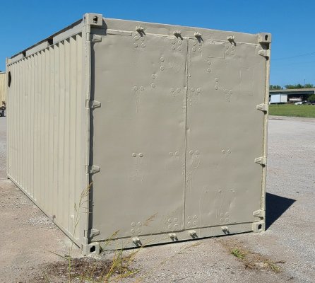 Converting a shipping container to underground grow space