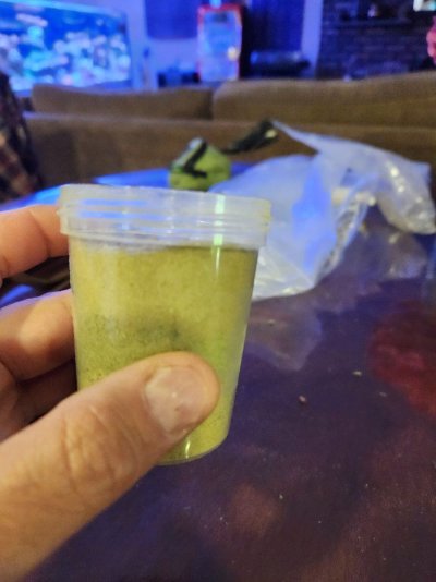 Sifting for kief/hash, thanks.