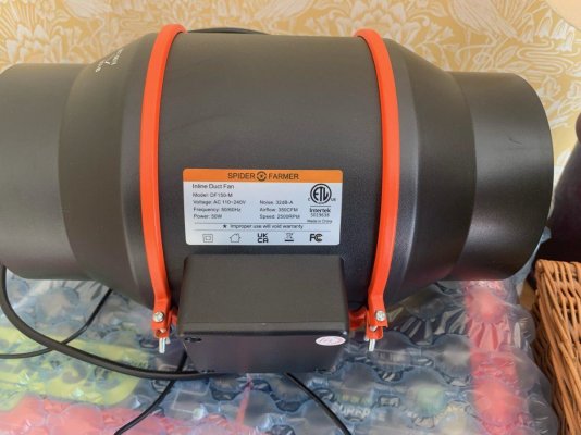 Spider Farmer 6 Inch Inline Fan And Air Carbon Filter Ventilation Kit
