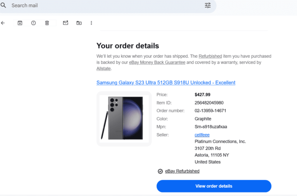 Screenshot 2025-12-09 at 08-09-59 Your order’s confirmed for Samsung Galaxy S23 Ultra 512GB S9...png