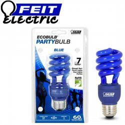Blue cfl party bulb