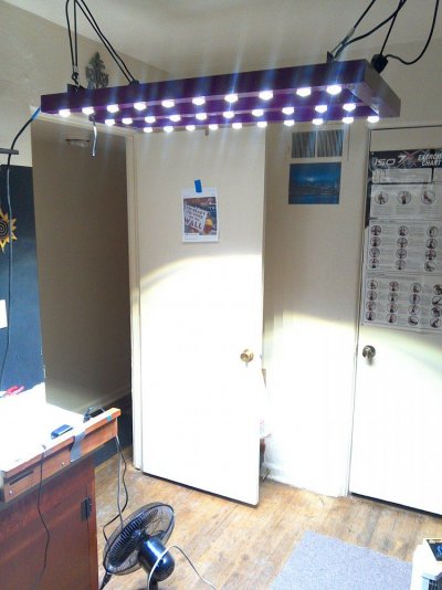 DIY LED with COBs - small medium and large grows
